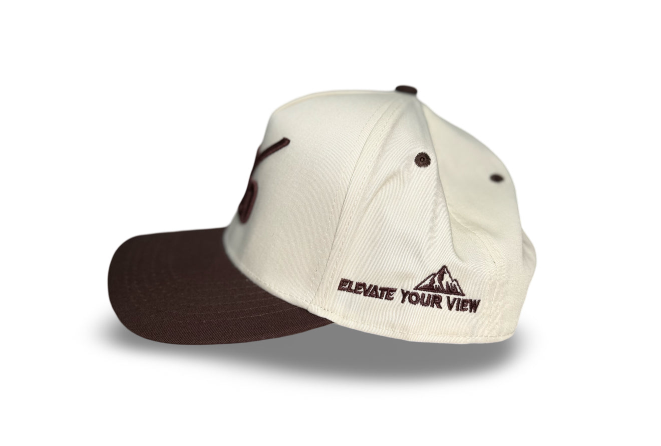 Brown/Cream Premium Icon Hat