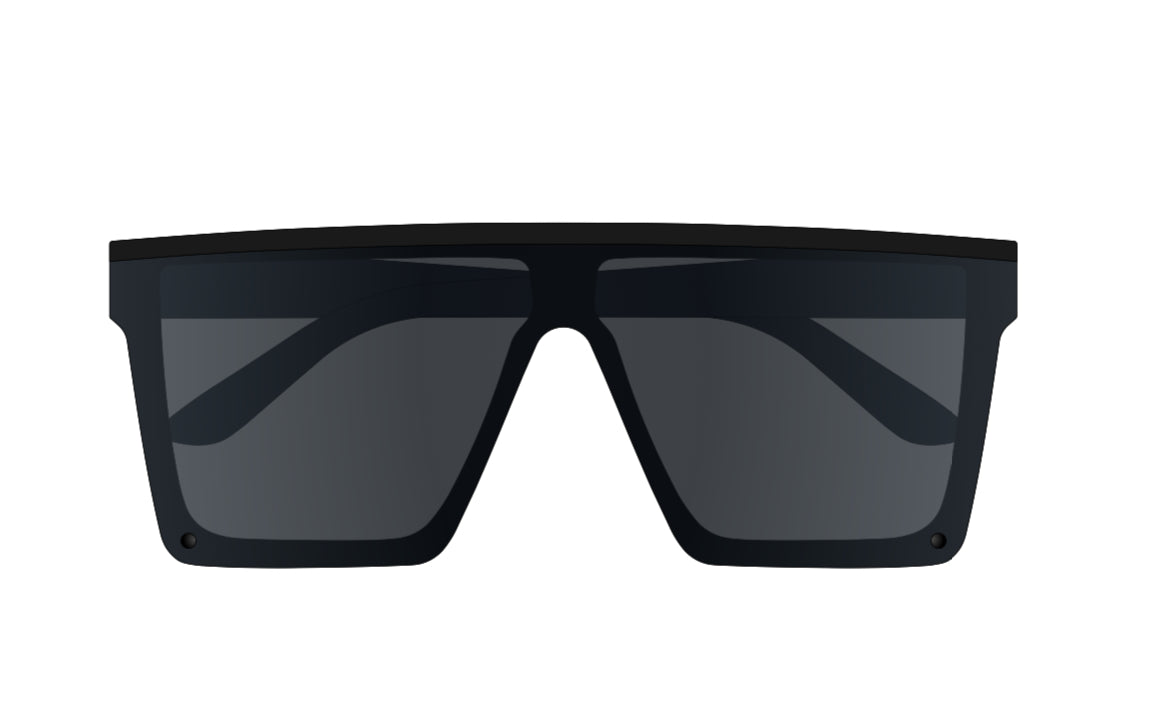 Catalina Black Polarized Sunglasses – Boxy Frame by 20/20 Vision