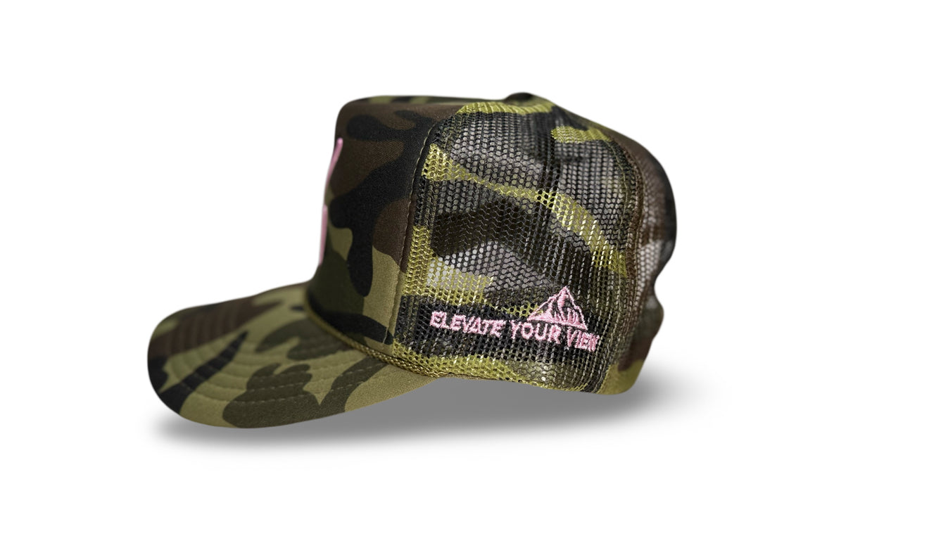 Pink/Camo Icon Trucker Hat