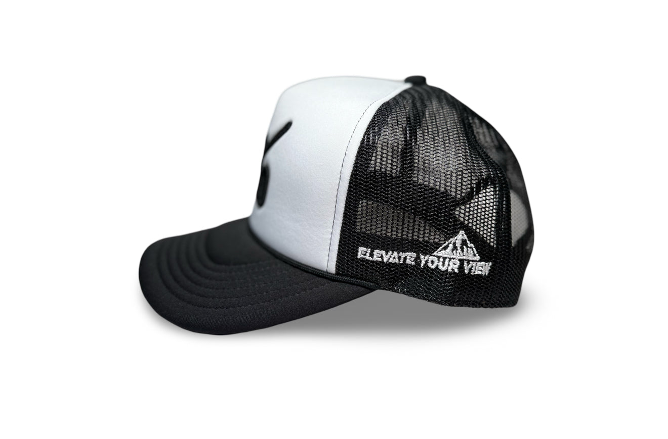 Black/White Icon Trucker Hat