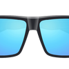 Close-up of blvd sunglasses highlighting premium lens quality